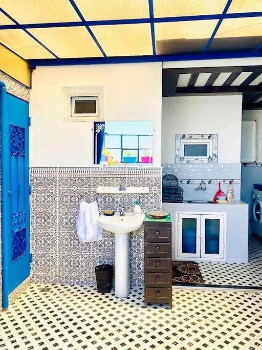 Appartement Riad Style-Sky View Au Centre Ville, Internet Fibre, Canal Plus, Chaines Internationales Agadir Maroko
