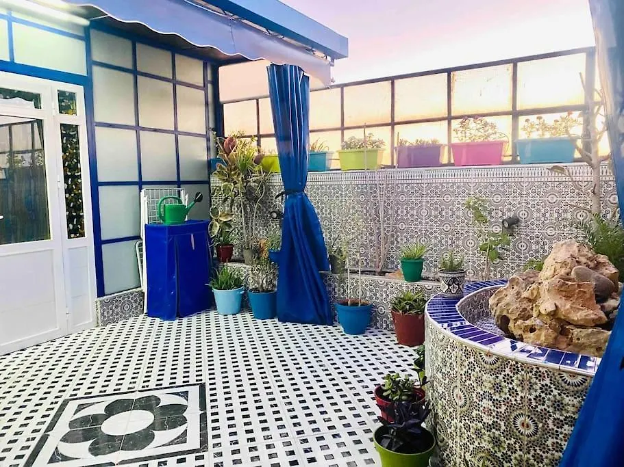 Appartement Riad Style-Sky View Au Centre Ville, Internet Fibre, Canal Plus, Chaines Internationales Agadir 0*,