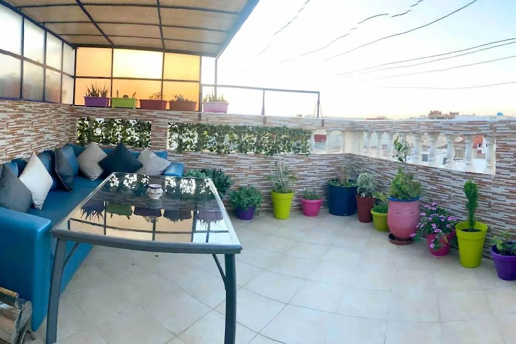Apartament Appartement Riad Style-Sky View Au Centre Ville, Internet Fibre, Canal Plus, Chaines Internationales Agadir