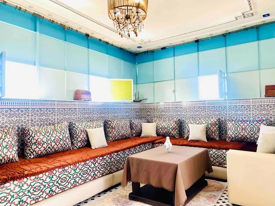 Appartement Riad Style-Sky View Au Centre Ville, Internet Fibre, Canal Plus, Chaines Internationales Agádír