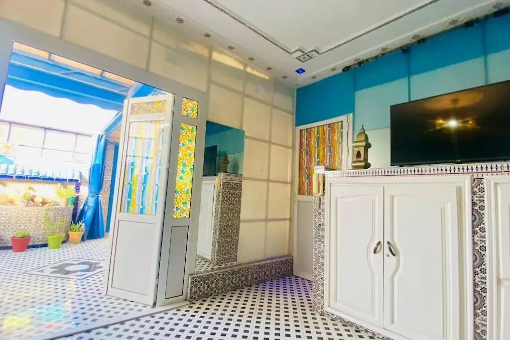 Apartmán Appartement Riad Style-Sky View Au Centre Ville, Internet Fibre, Canal Plus, Chaines Internationales Agádír Maroko